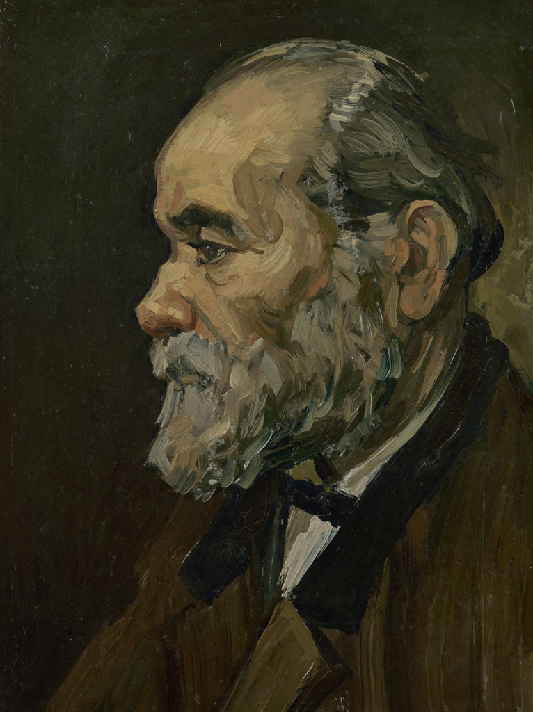 あごひげの老人の肖像／Gogh
