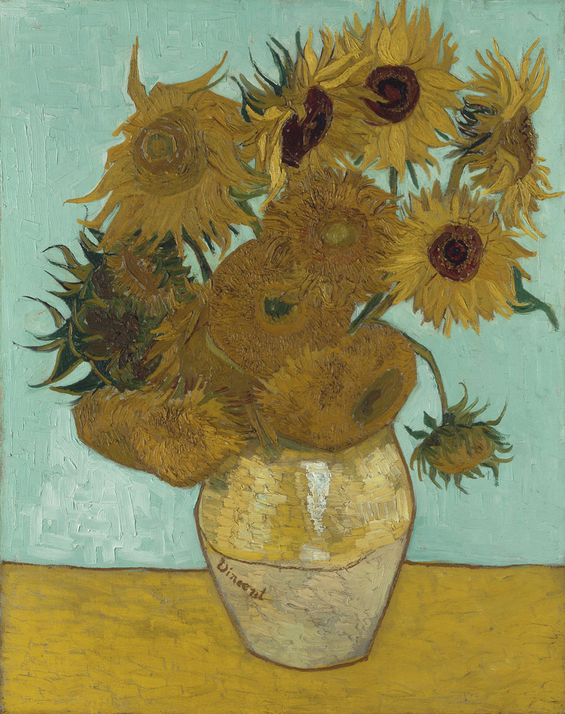 ひまわり（12本のひまわり：ノイエ・ピナコテーク）／Gogh