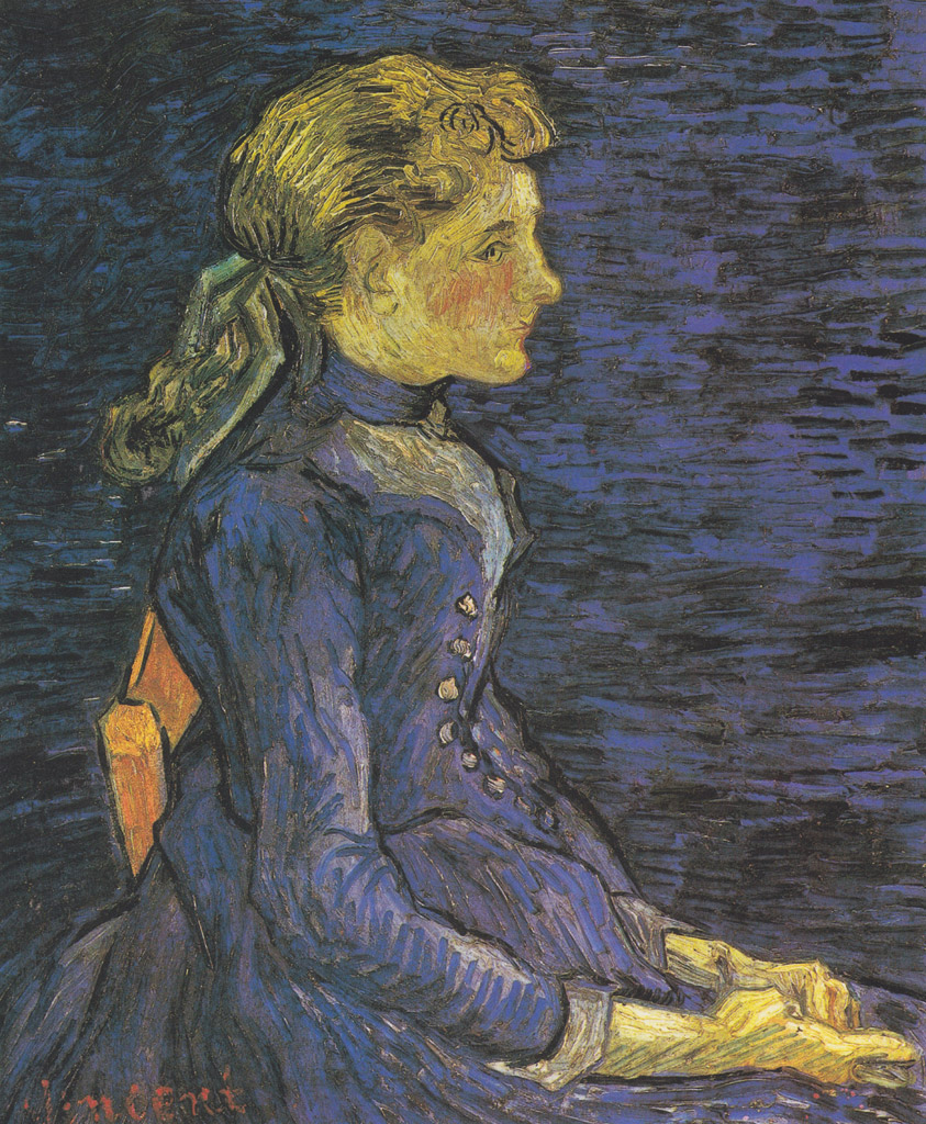 アドリーヌ・ラヴーの肖像／Gogh