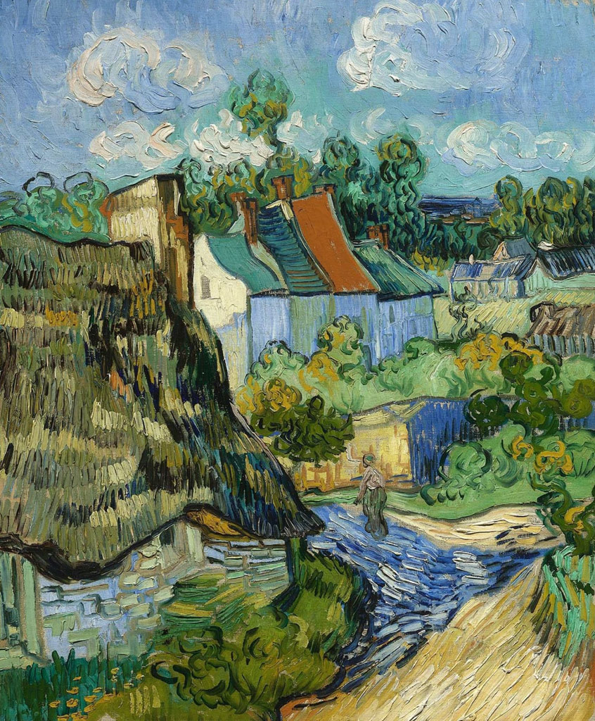オーヴェルの家々／Gogh