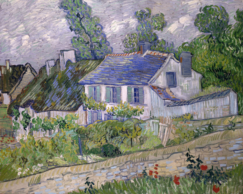 オーヴェルの家々：トレド美術館／Gogh