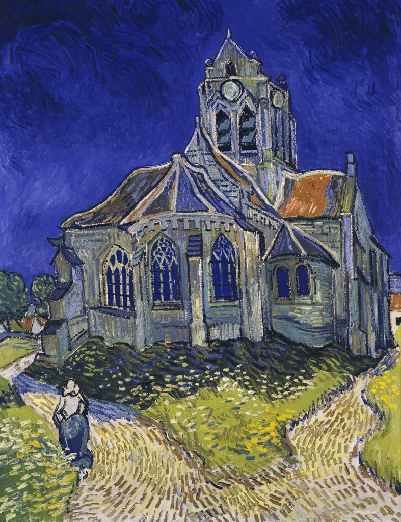 オーヴェルの教会／Gogh