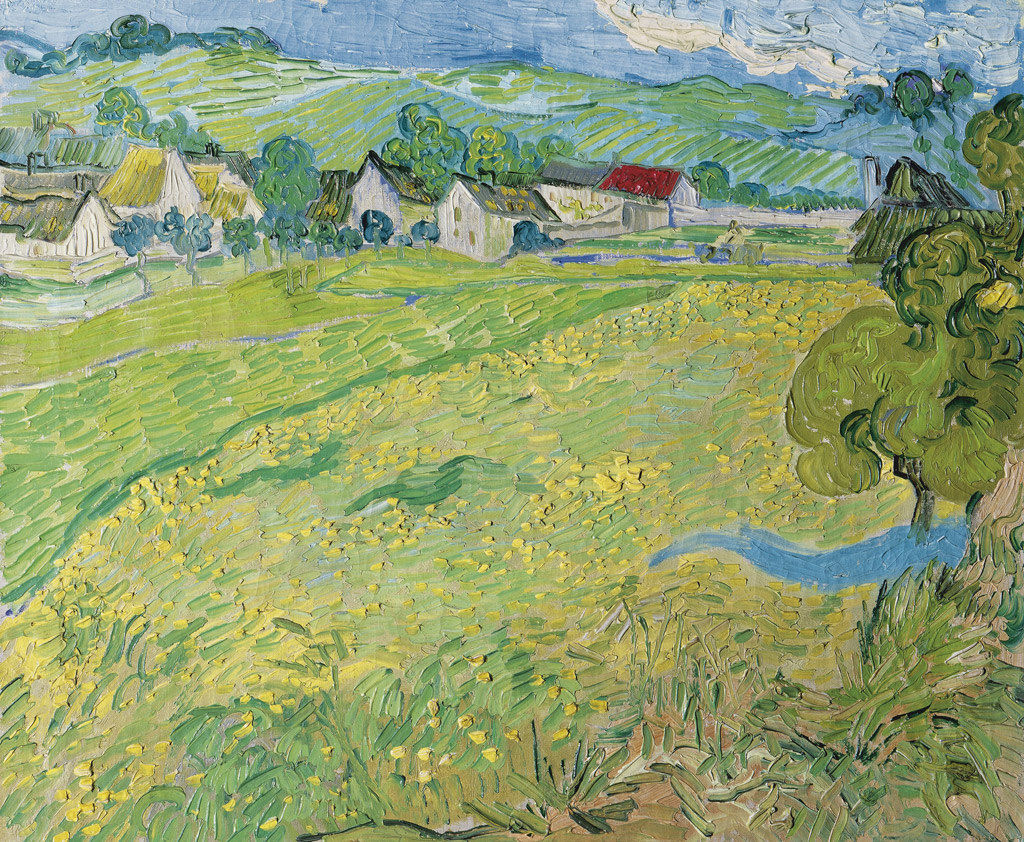 オーヴェル近郊ヴェセノの眺め／Gogh