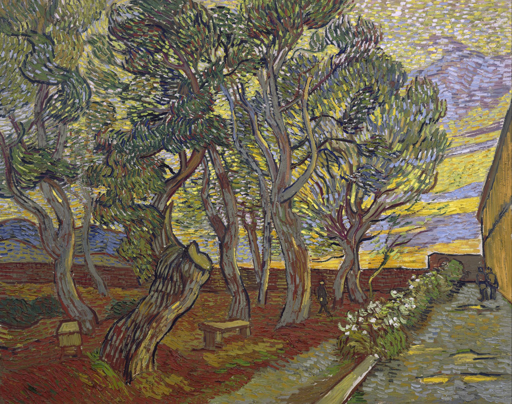 サン＝ポール病院の庭／Gogh