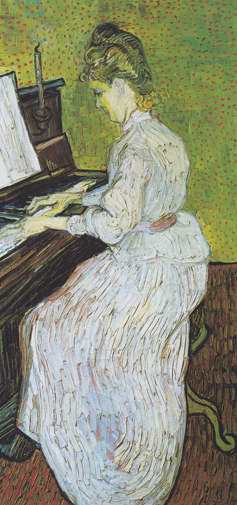 ピアノを弾くマルグリット・ガシェ／Gogh