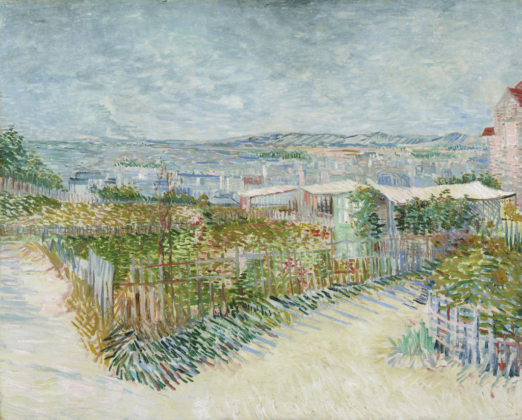 モンマルトルの野菜園：ゴッホ美術館／Gogh