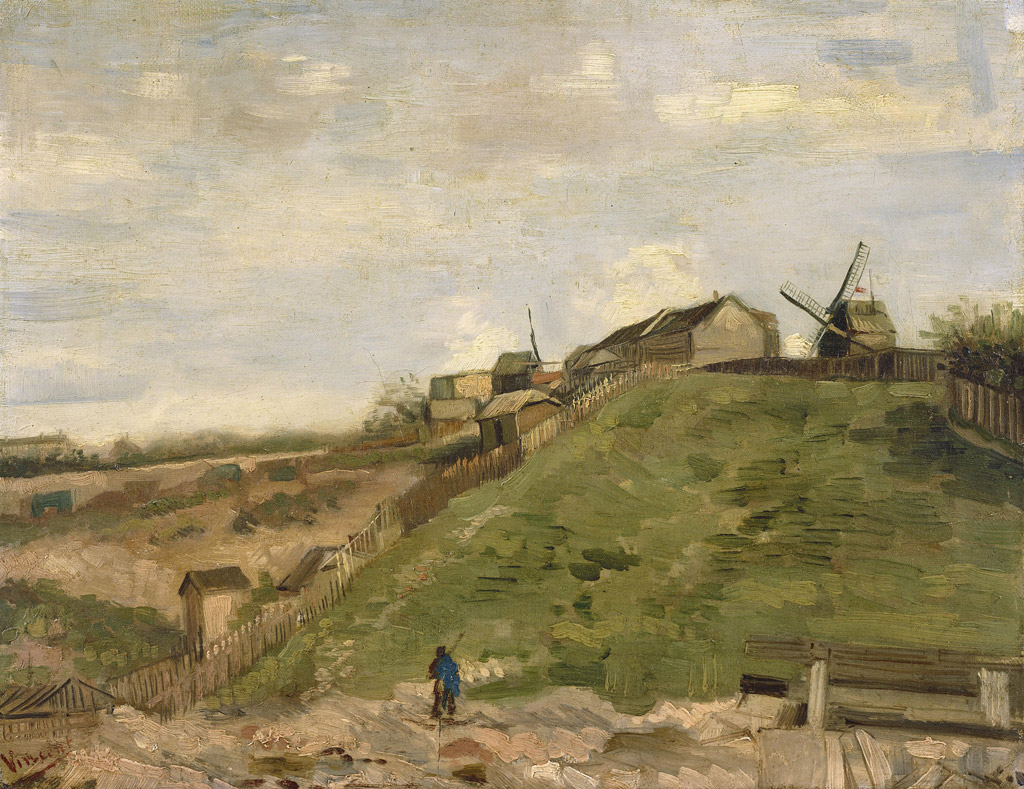 モンマルトル：石切場、風車／Gogh