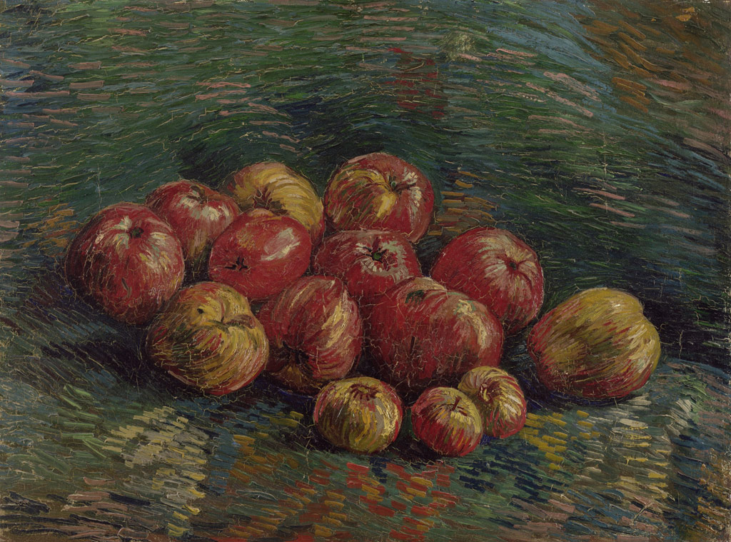リンゴのある静物／Gogh