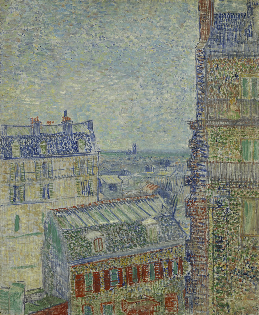 レピ通りのフィンセントの部屋からのパリの眺め／Gogh