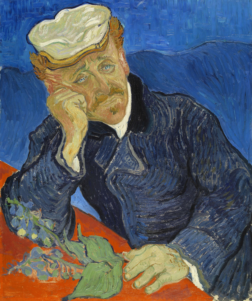 医師ガシェの肖像：オルセー美術館／Gogh