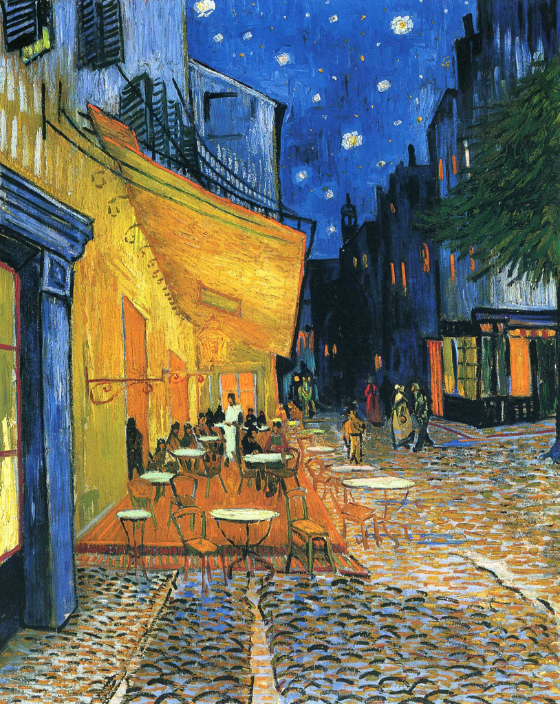 夜のカフェテラス／Gogh
