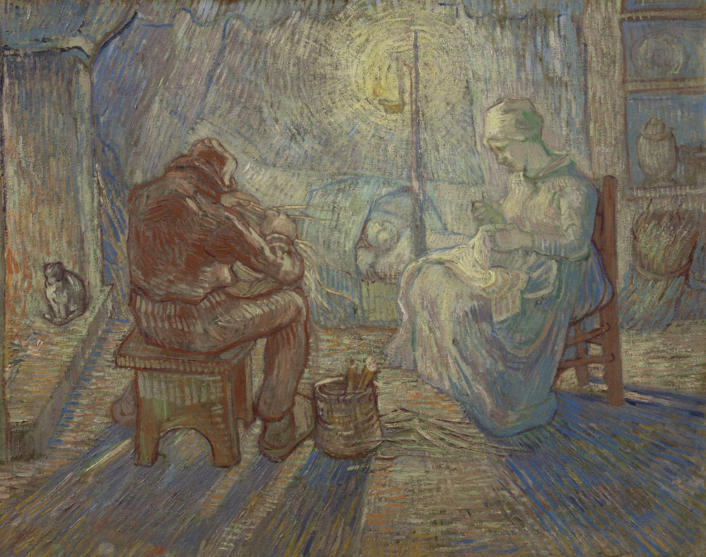 夜：不寝番（ミレーを模して）／Gogh