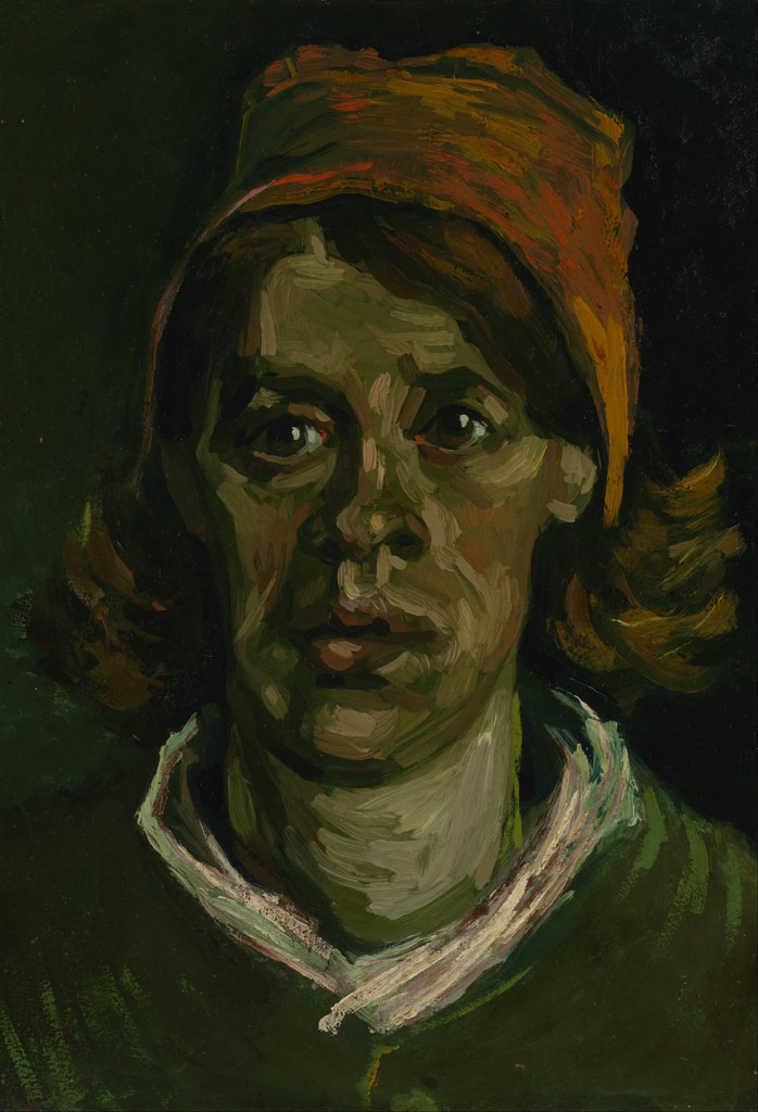 女性の顔／Gogh