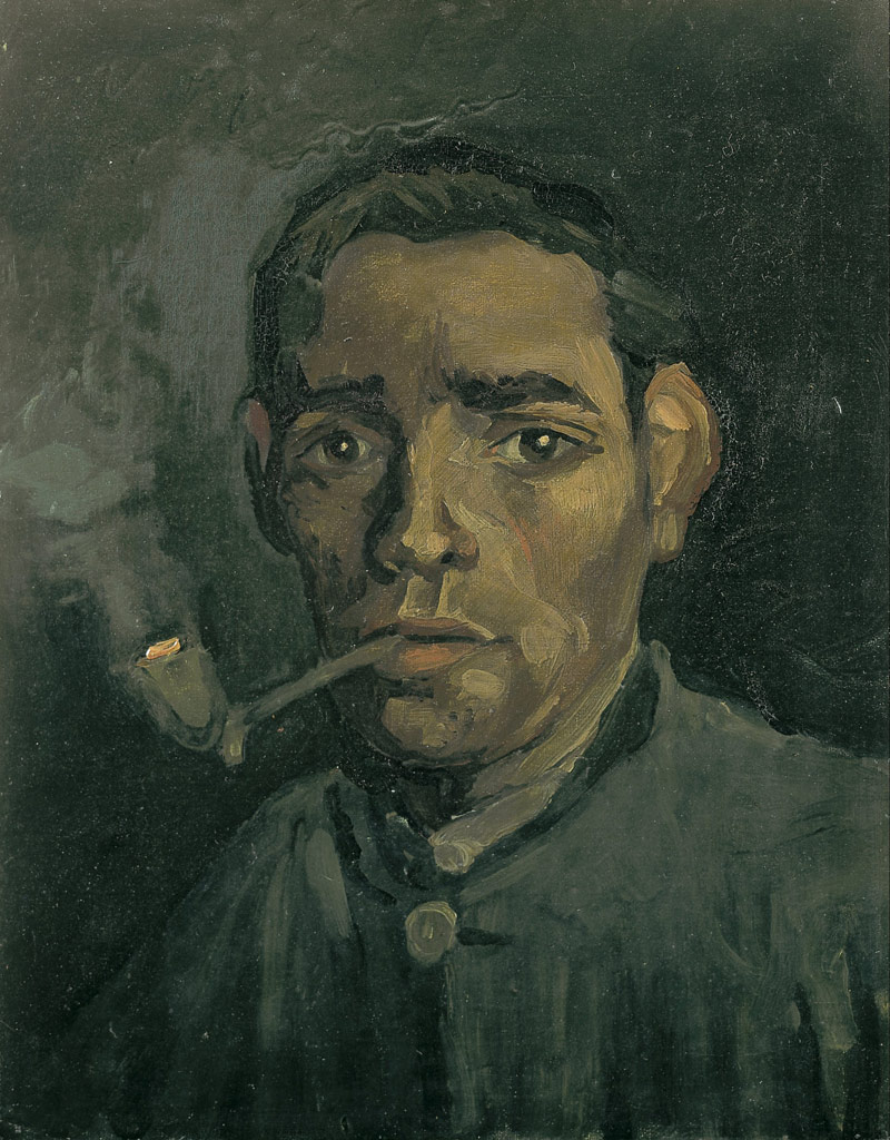 男性の顔／Gogh