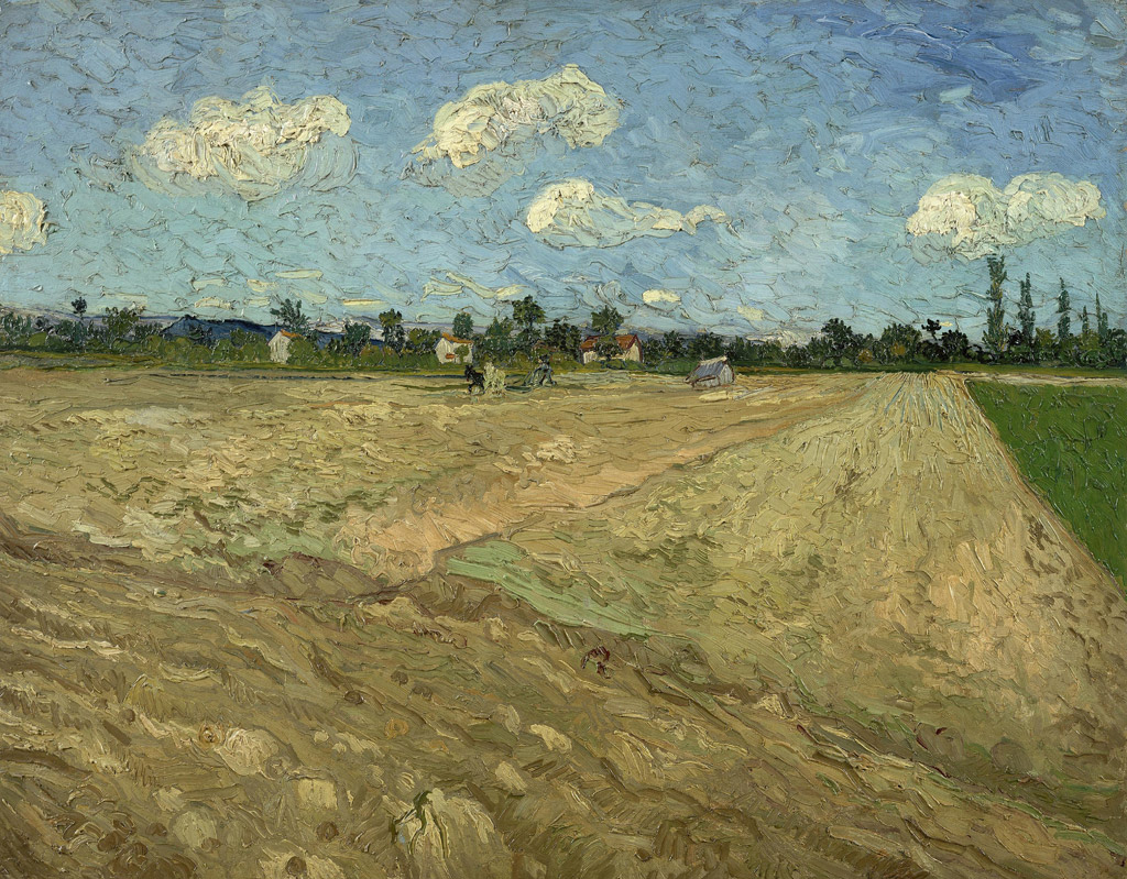 耕された畑／Gogh