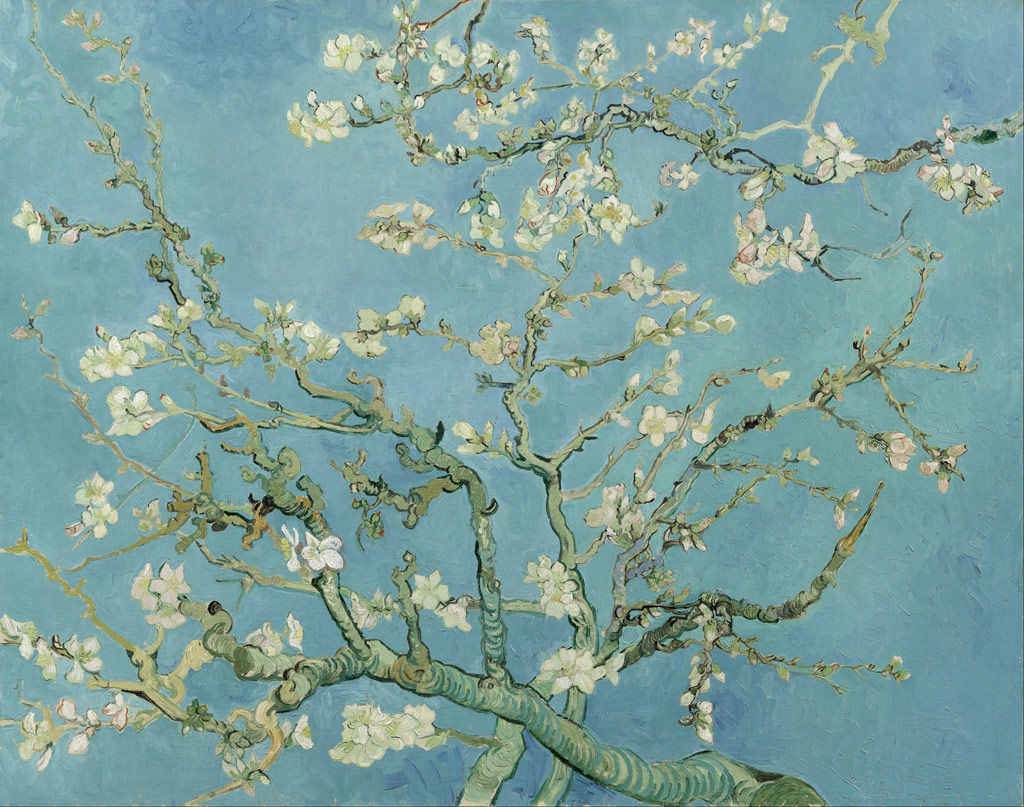 花咲くアーモンドの木：ゴッホ美術館／Gogh