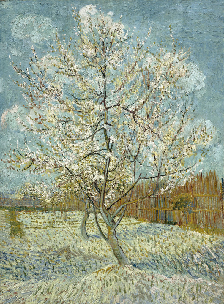 花咲くモモの木（モーヴを思い出して）／Gogh