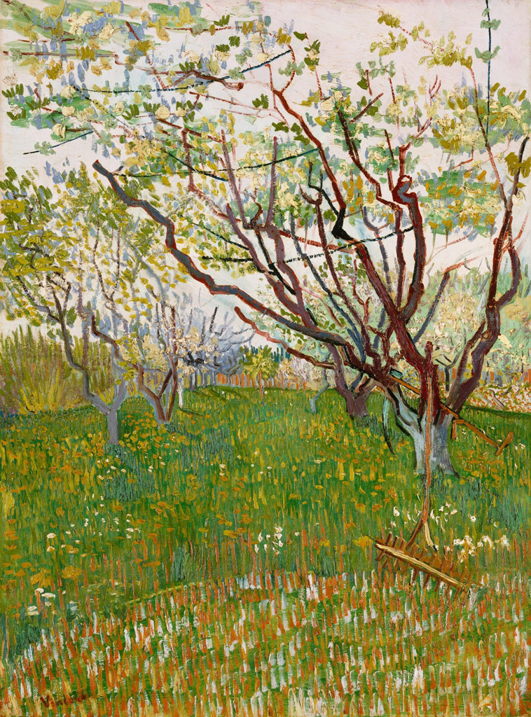花咲く果樹園／Gogh