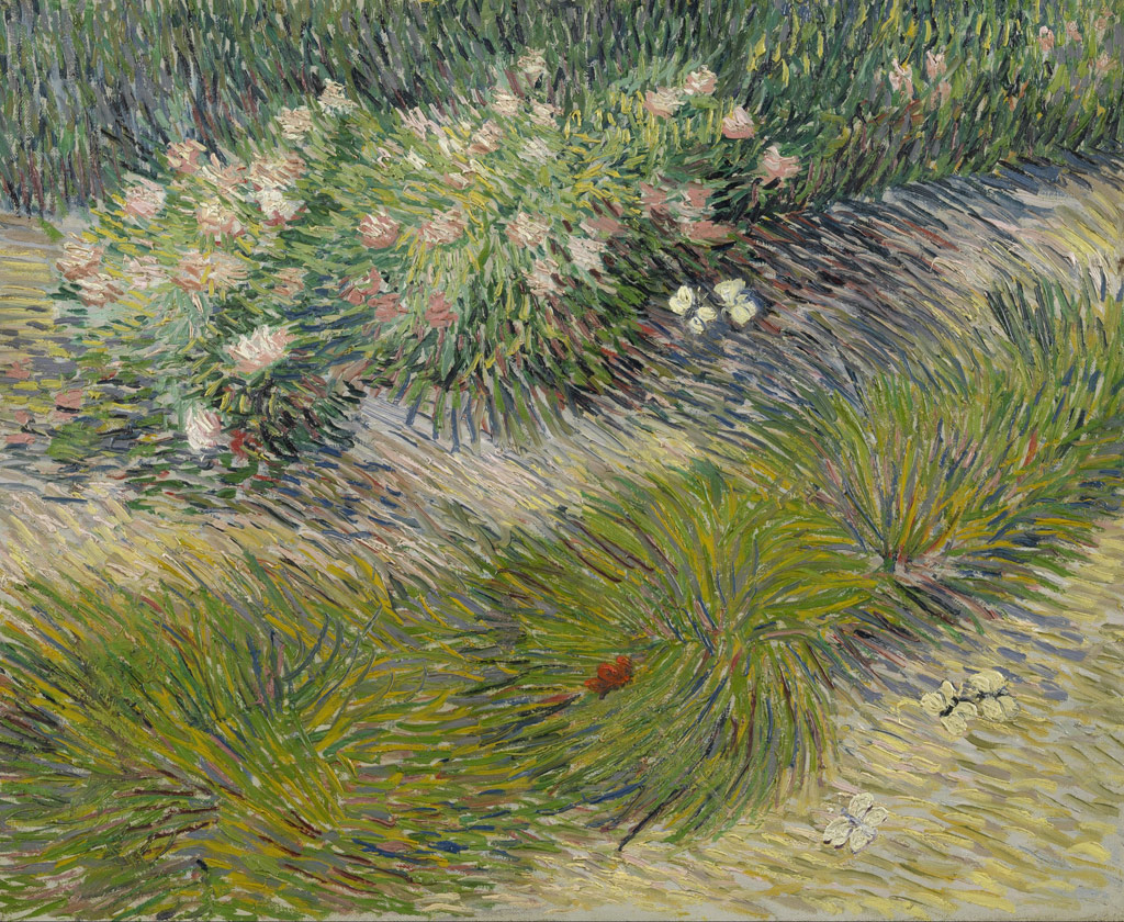 草と蝶／Gogh