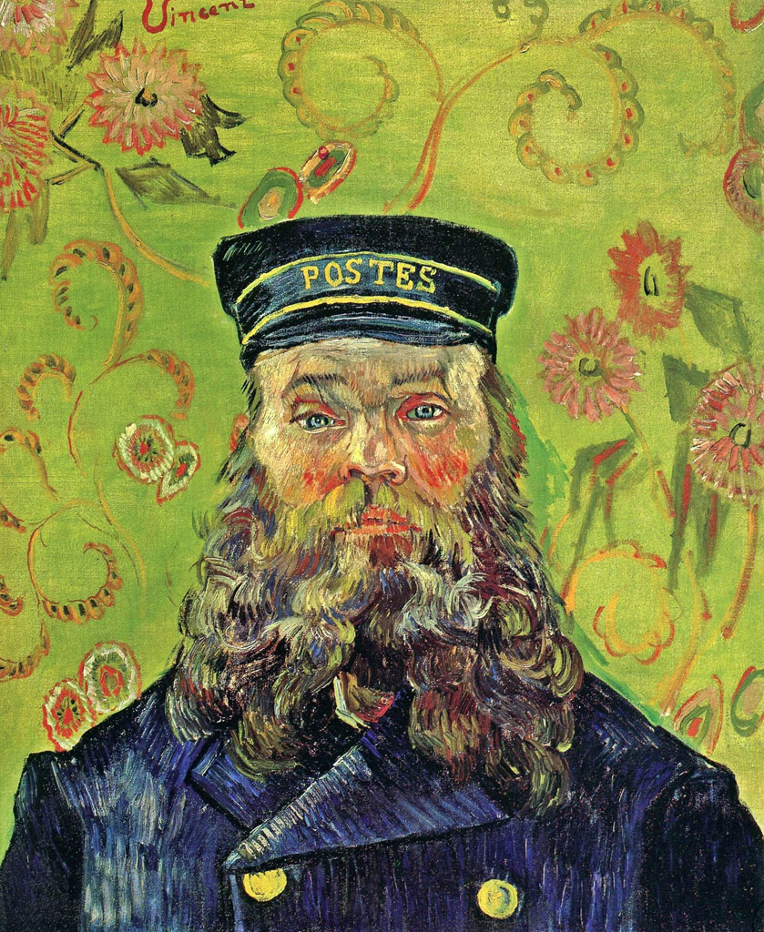 郵便夫ジョゼフ・ルーラン（1888）／Gogh