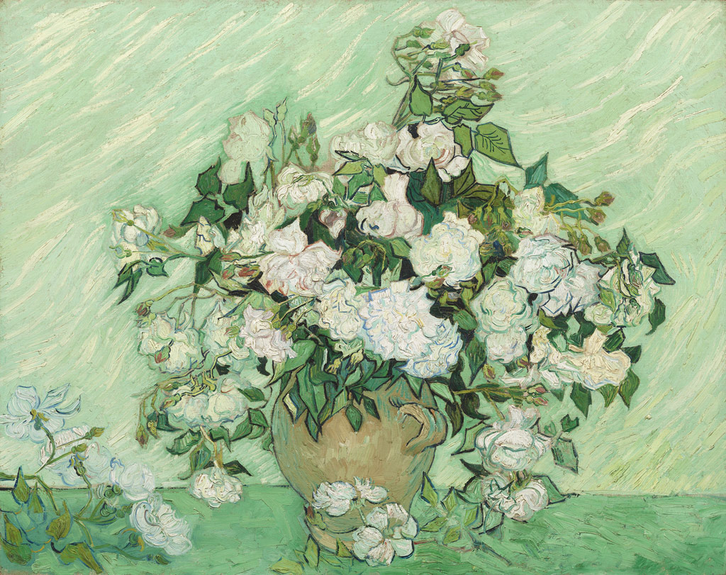 静物：バラのある花瓶／Gogh