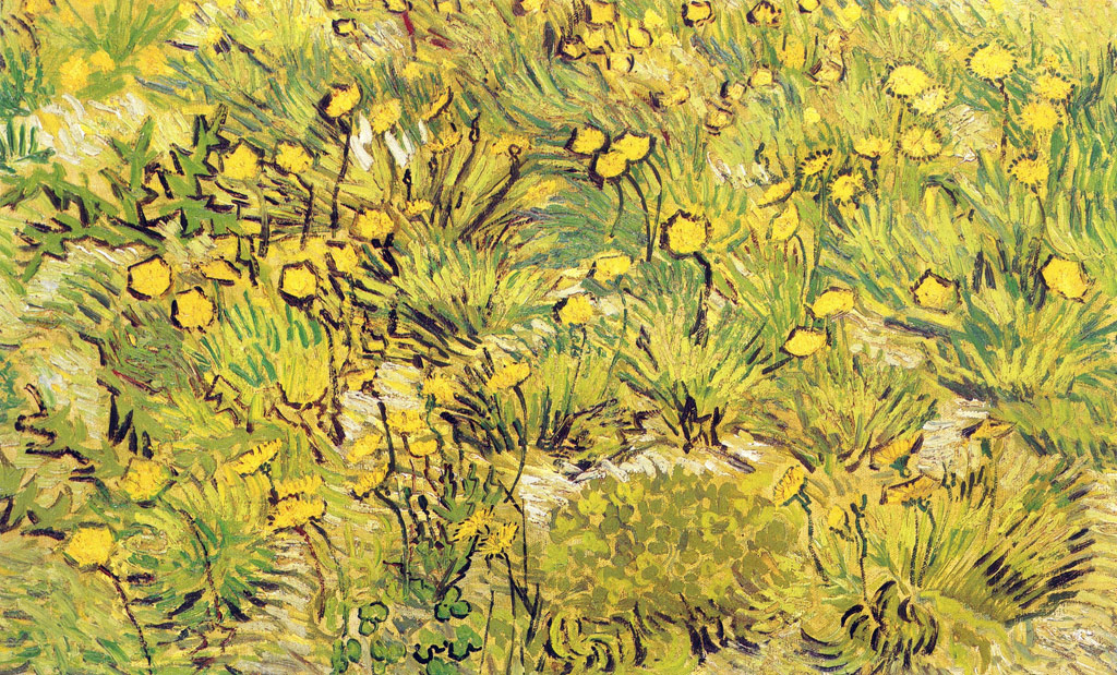 黄色い花の野／Gogh