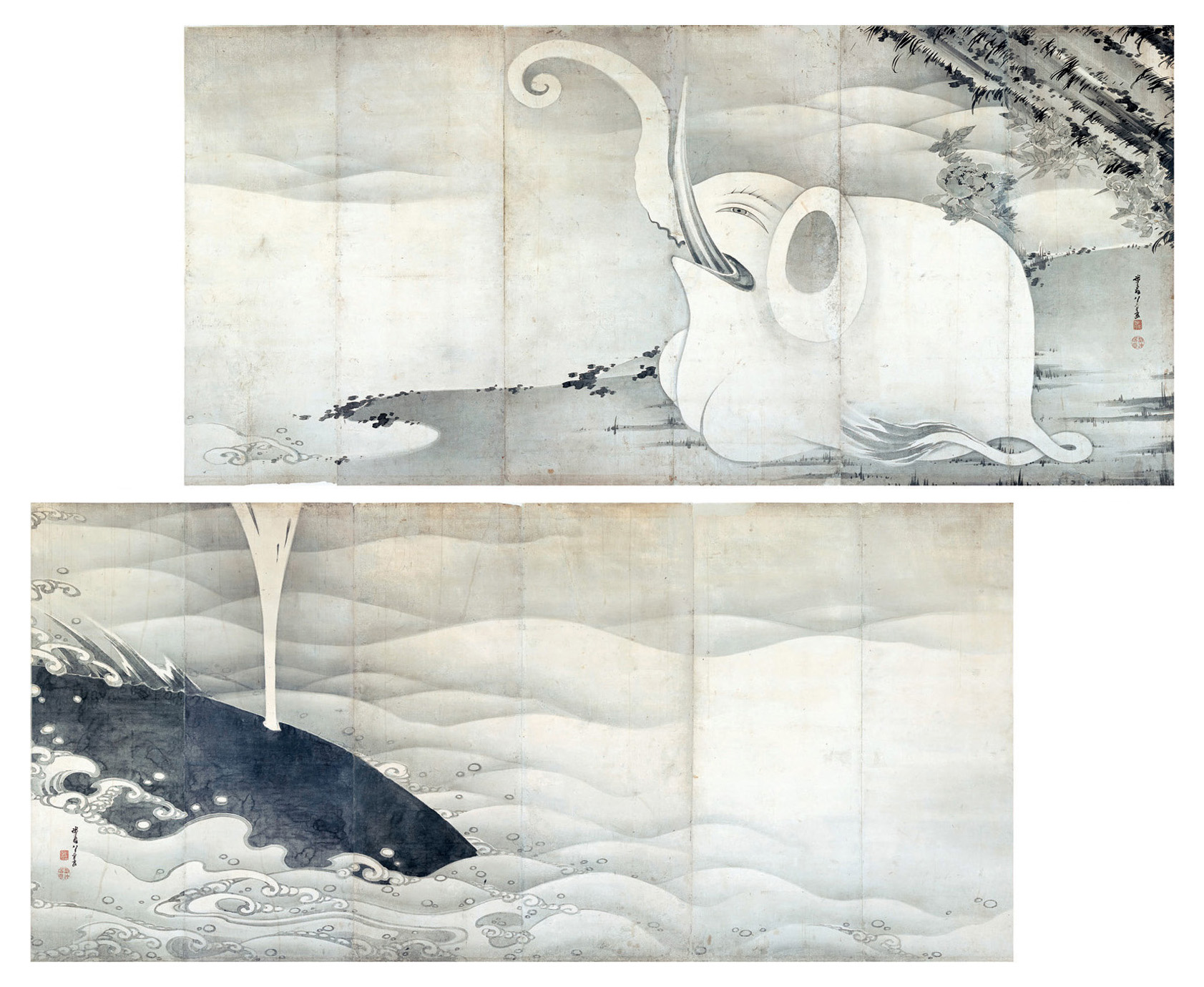 象鯨図／Jyakuchu