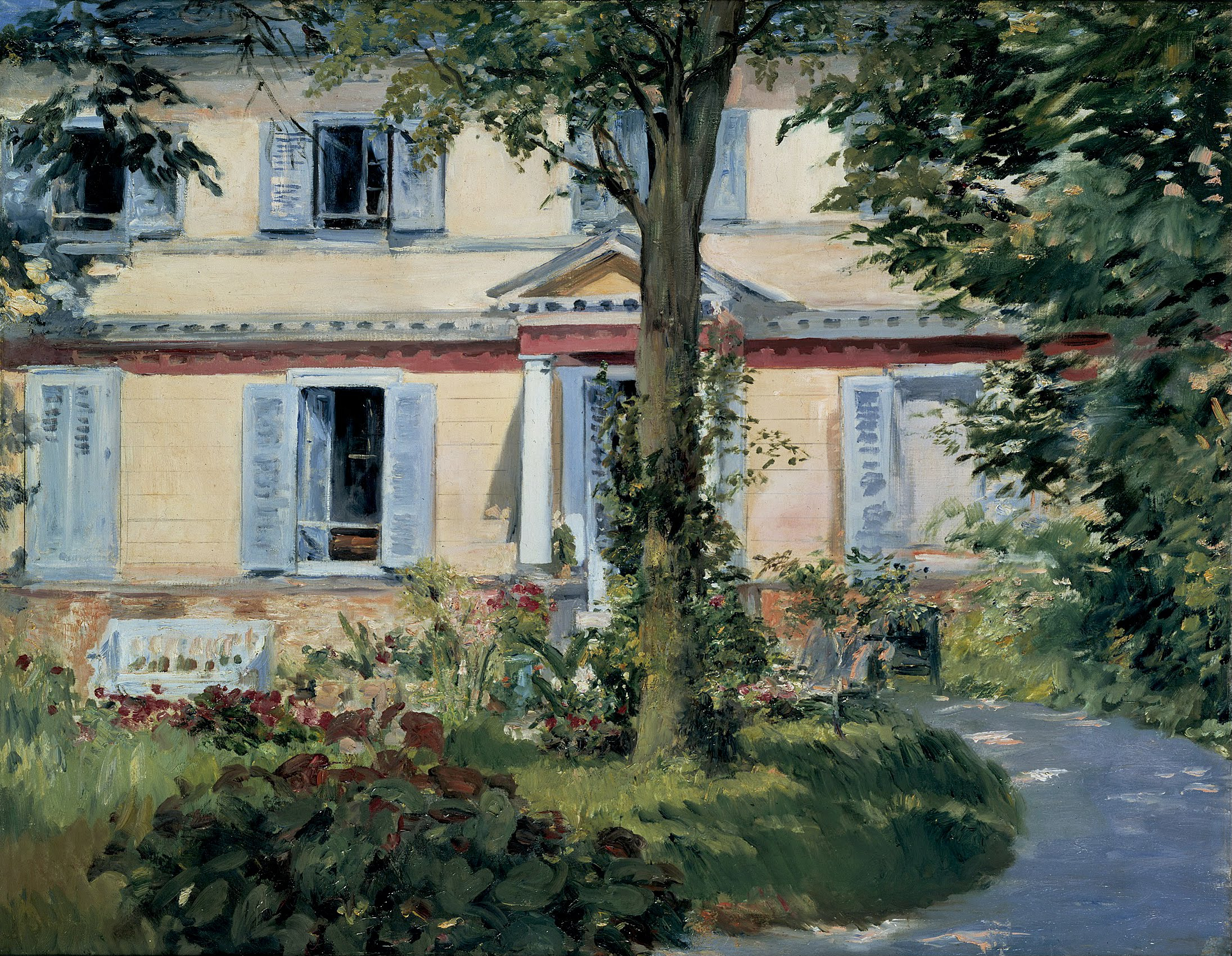 The House at Rueil／Manet