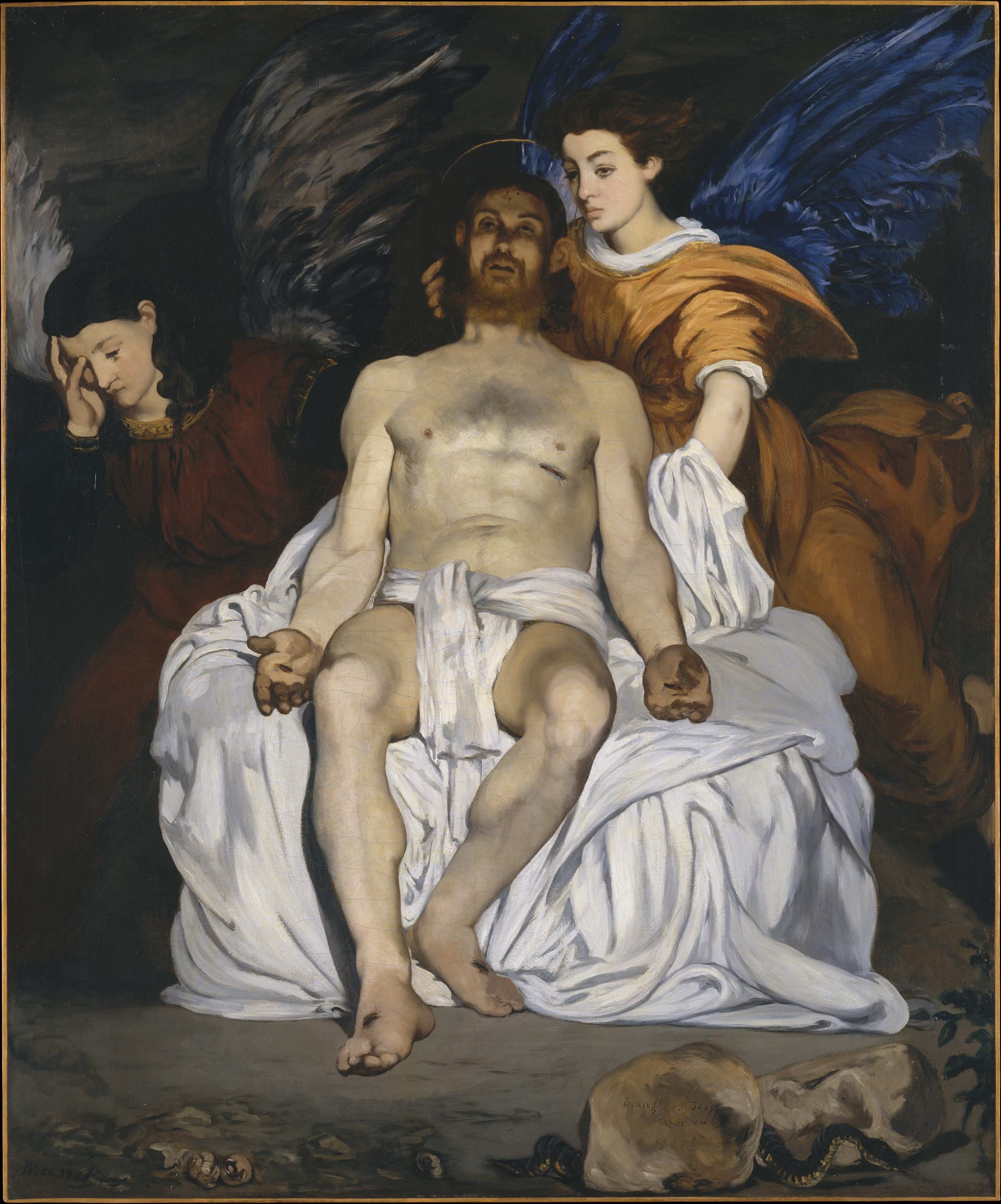 天使と死んだキリスト／Manet