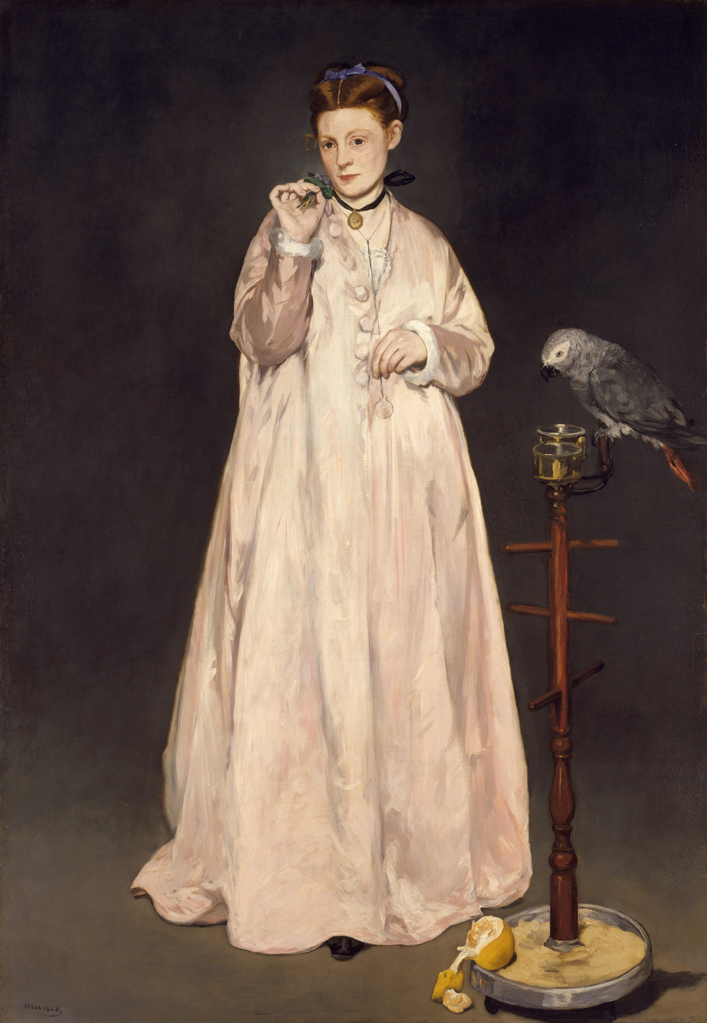 若い女性／Young Lady in 1866／Manet