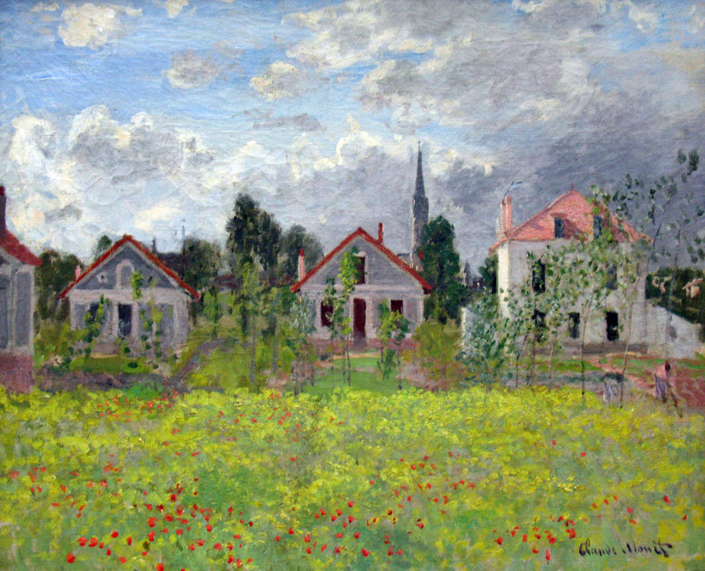 アルジャントゥイユの家／Monet