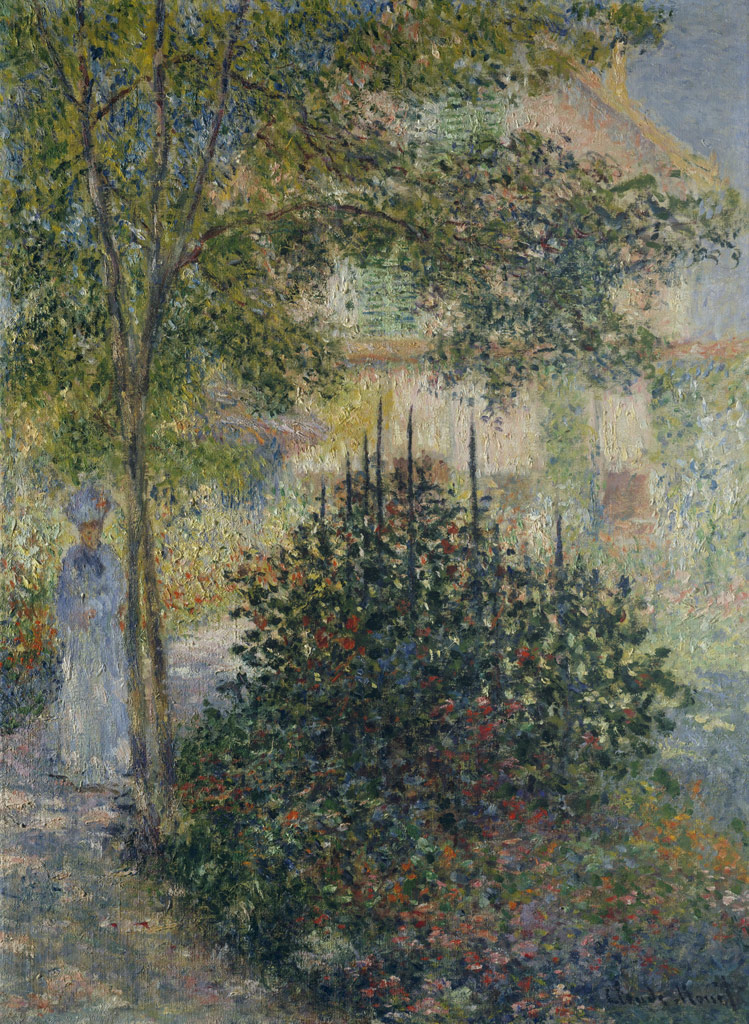 アルジャントゥイユの庭のカミーユ／Monet