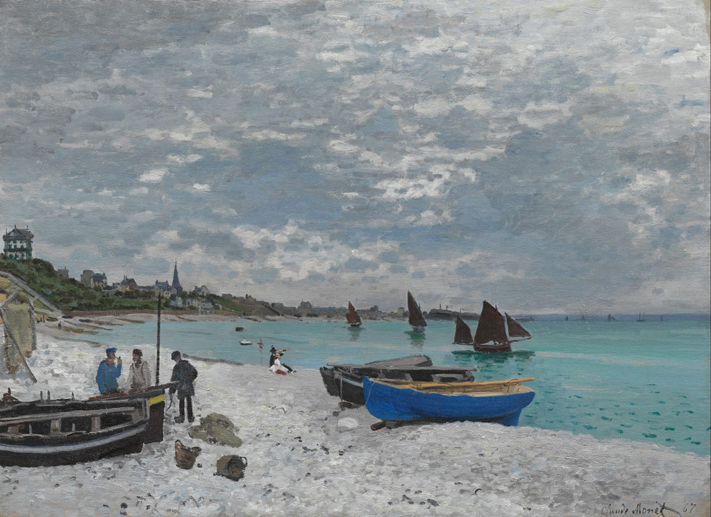 サン・タドレスの海岸／Monet