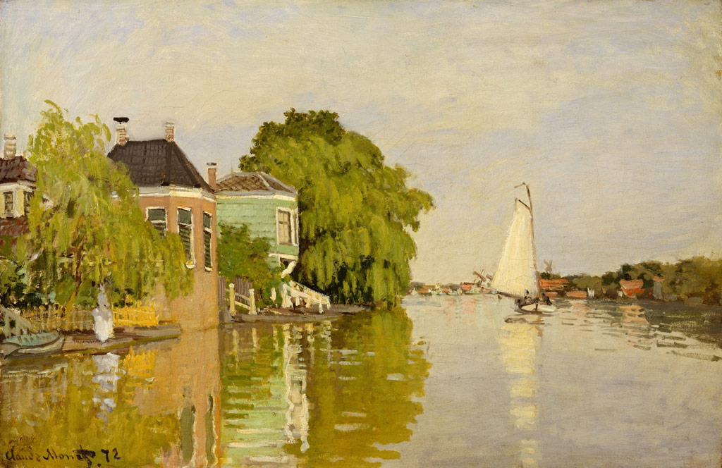ザーンダムの風景／Monet