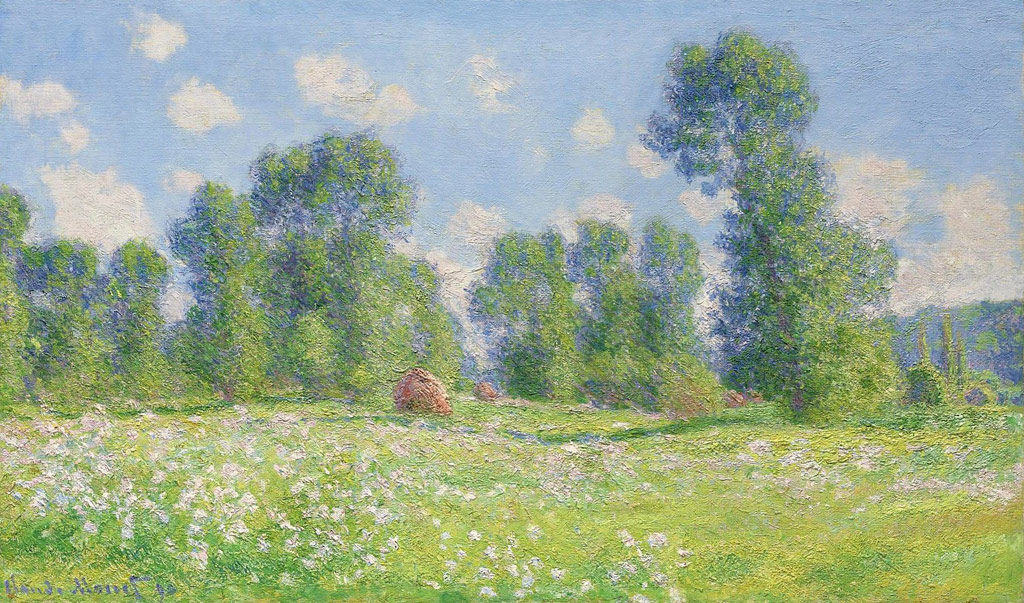 ジヴェルニー、春の効果／Monet