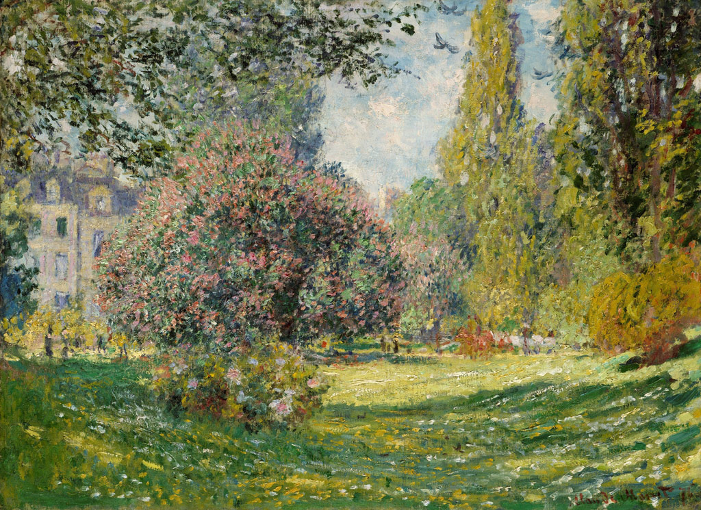 モンソー公園（1876）／Monet