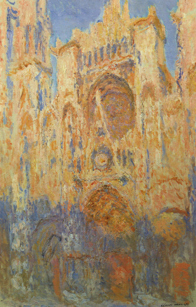 ルーアン大聖堂（夕日）／Monet