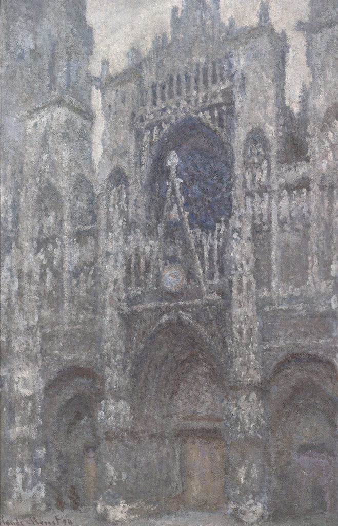 ルーアン大聖堂（曇り）／Monet