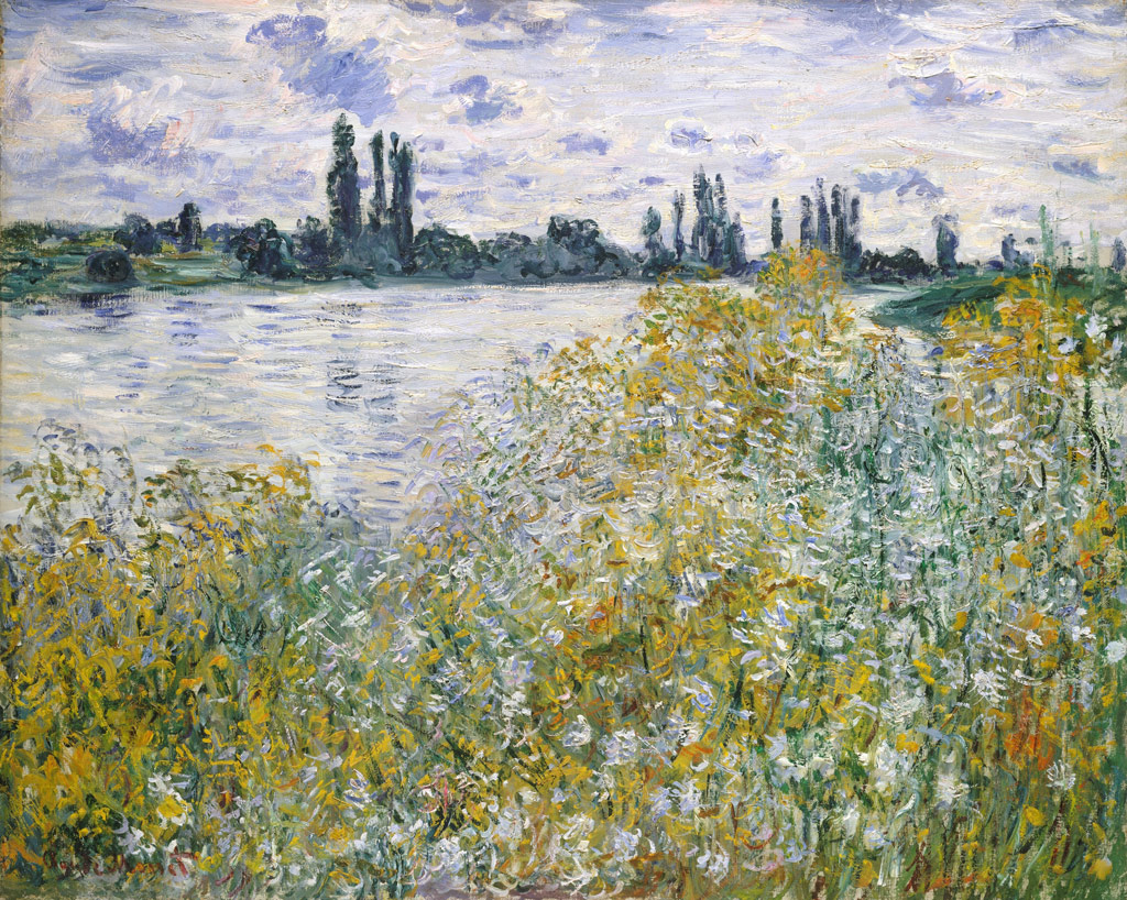 ヴェトゥイユ付近の花／Monet