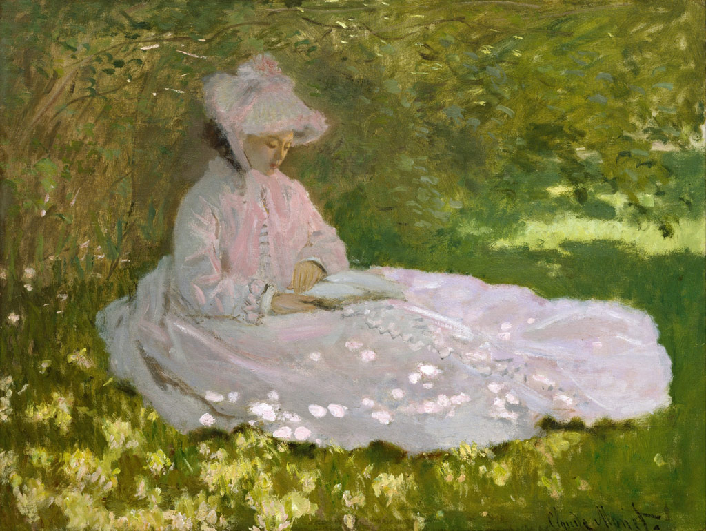 春（1872）／Monet