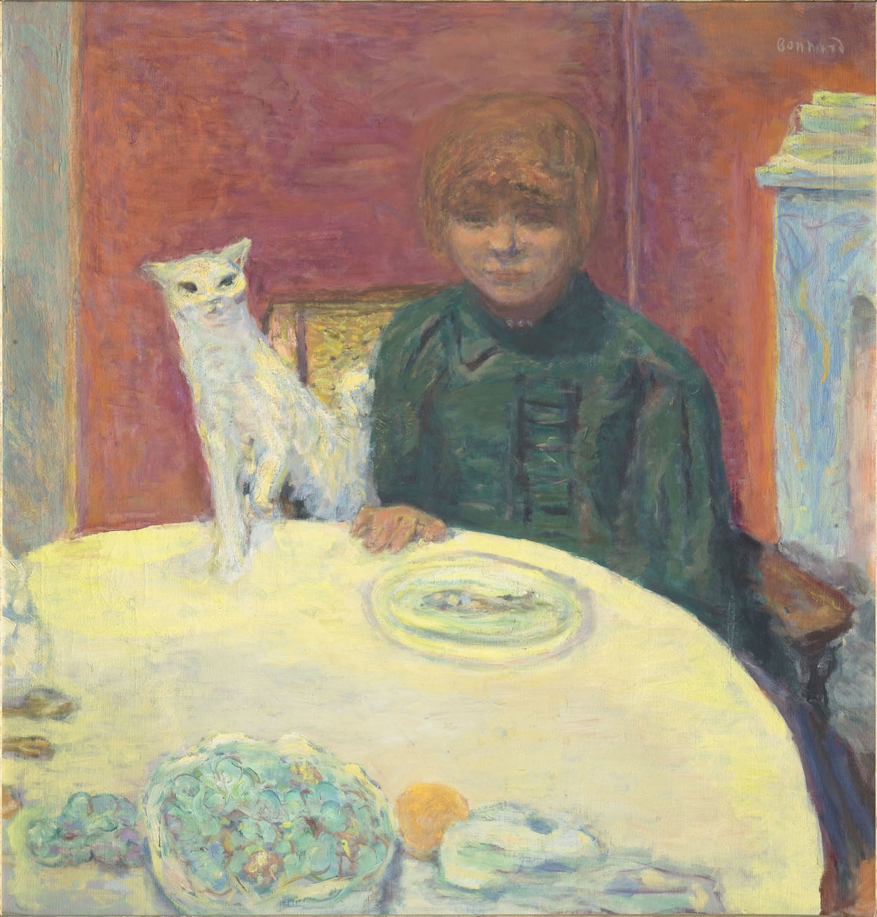 ボナール「猫と女性」／Painters