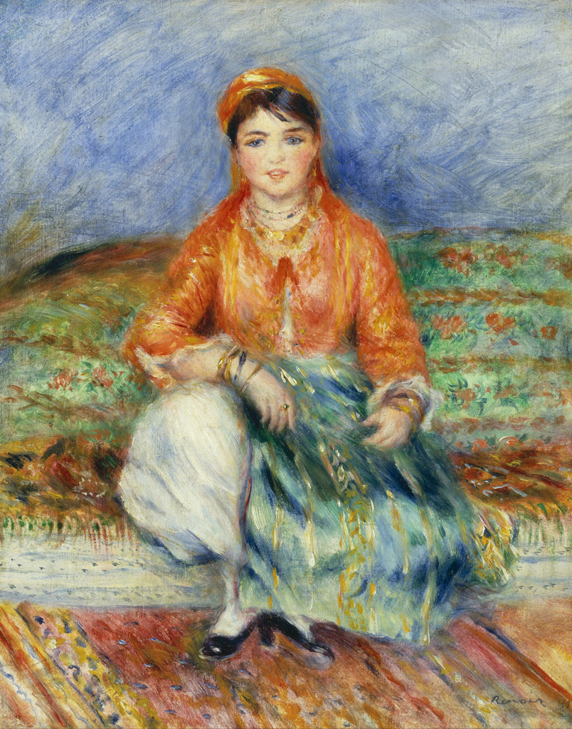 アルジェリアの娘／Renoir