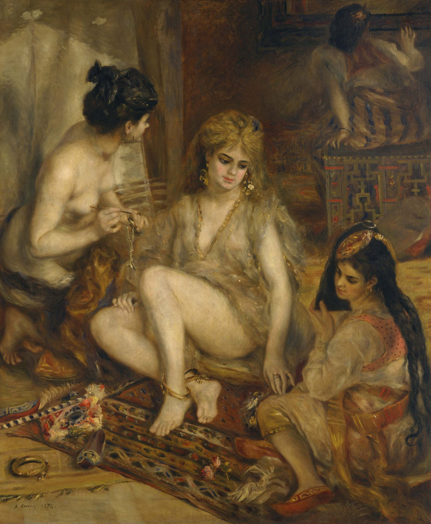 アルジェリア風のパリの女たち／ハーレム／Renoir