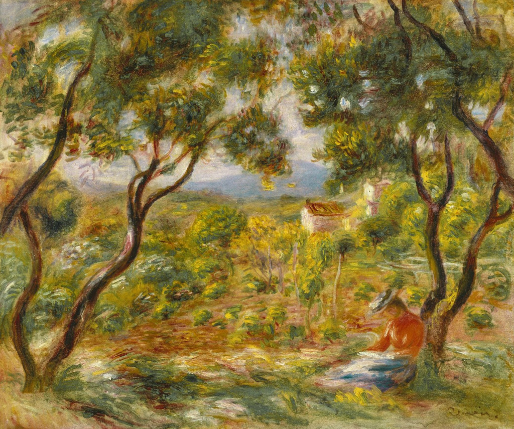 カーニュの葡萄園／Renoir