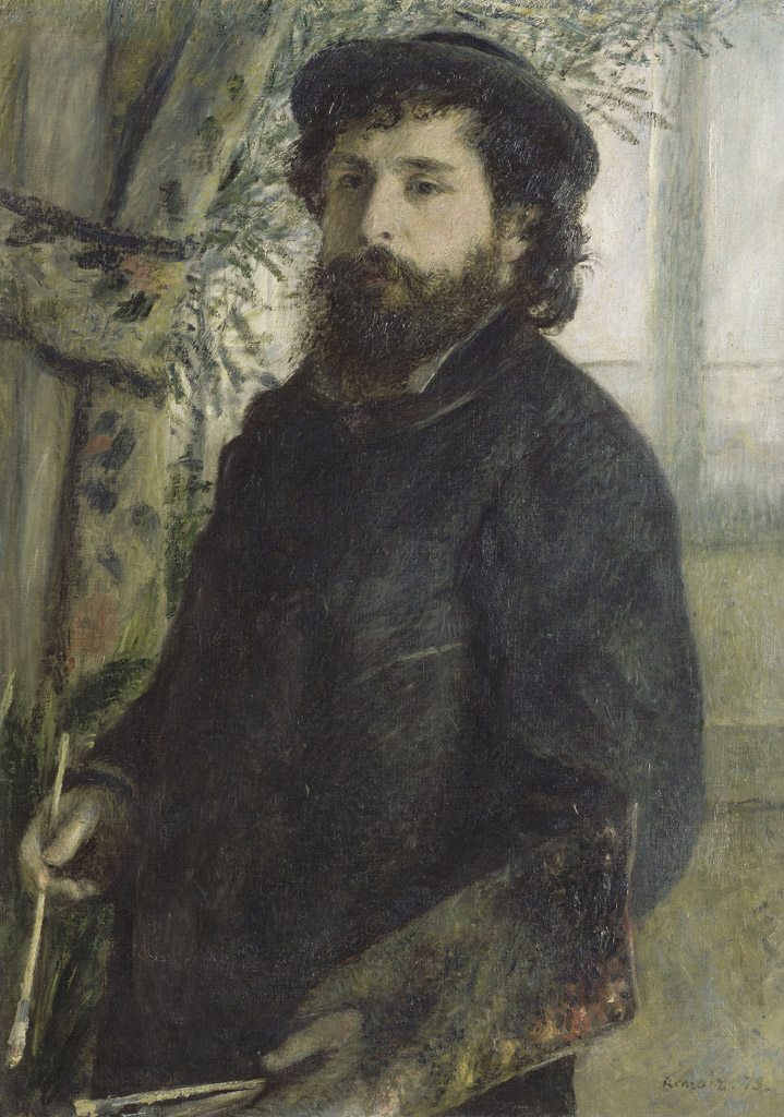 クロード・モネの肖像-1875／Renoir