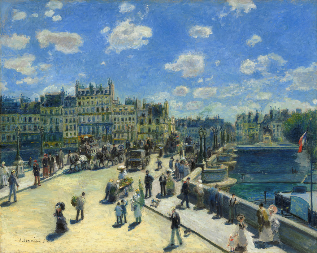 パリのポンヌフ／Renoir