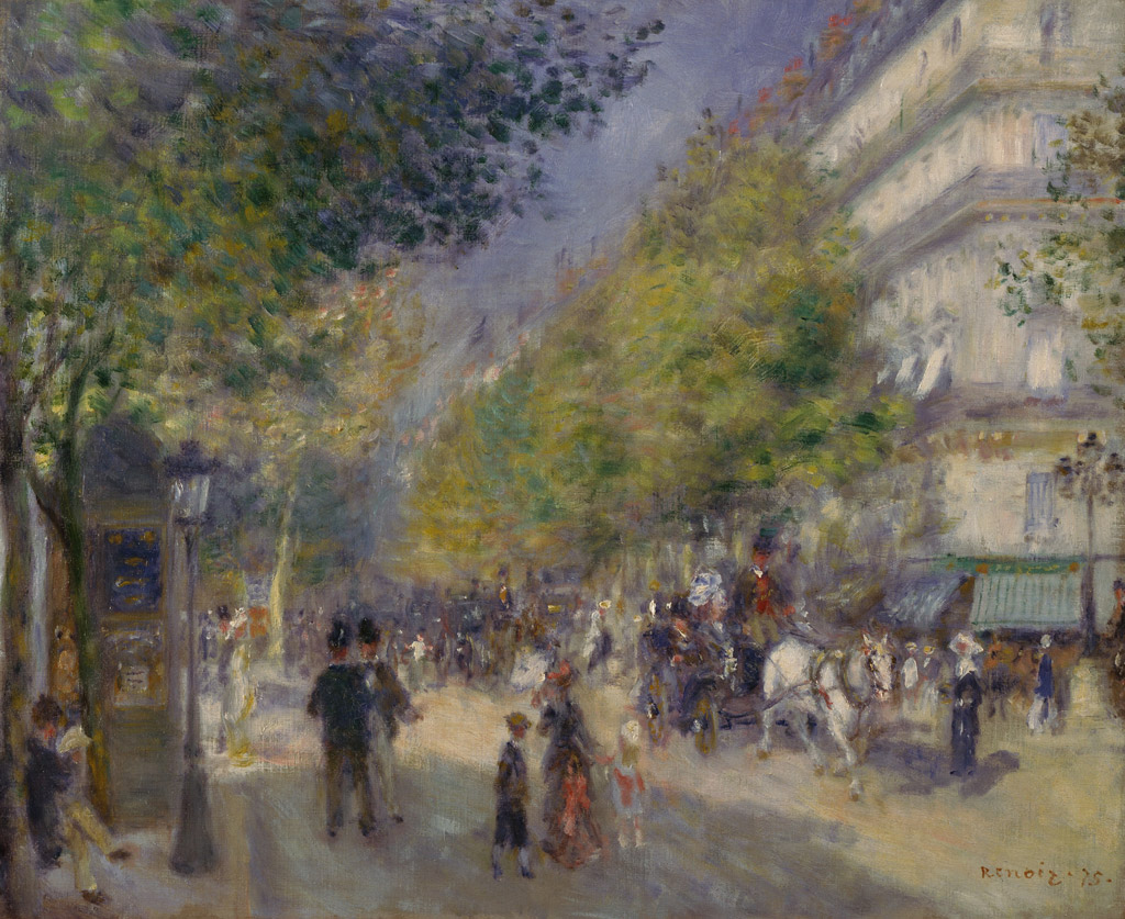 パリの大通り／Renoir