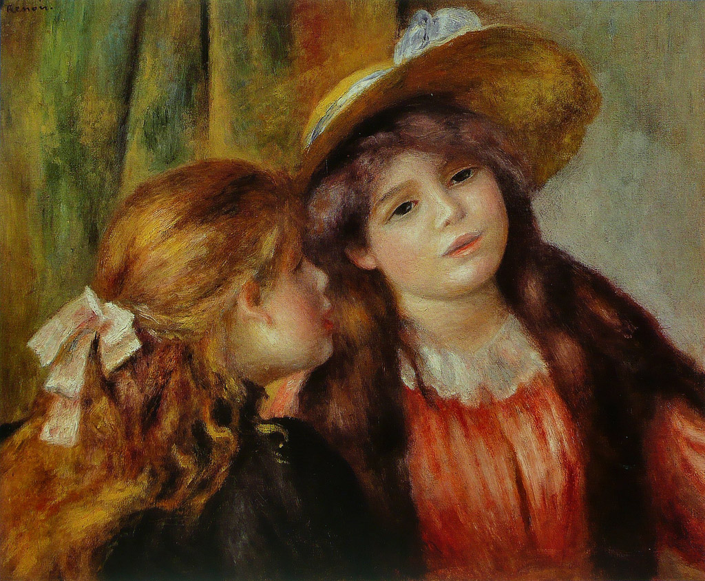 二人の少女／Renoir