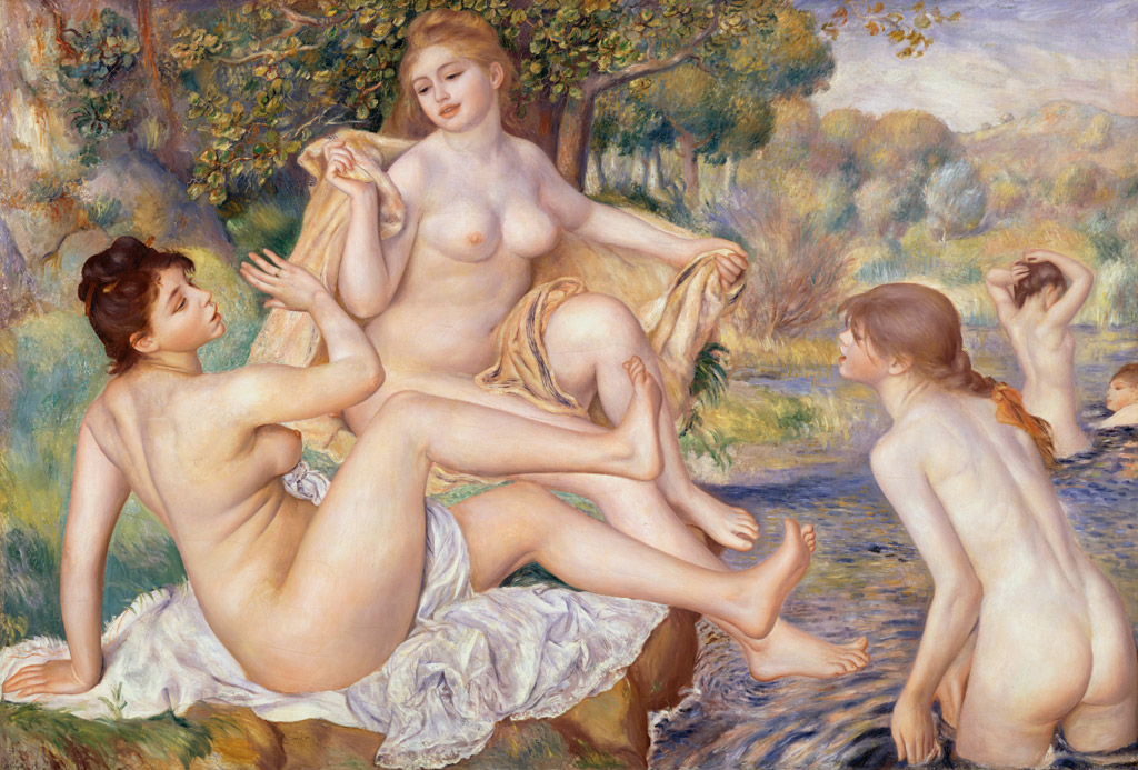 大水浴／Renoir