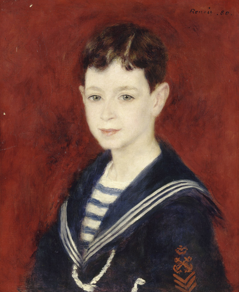 少年に扮するフェルナン・アルファン／Renoir